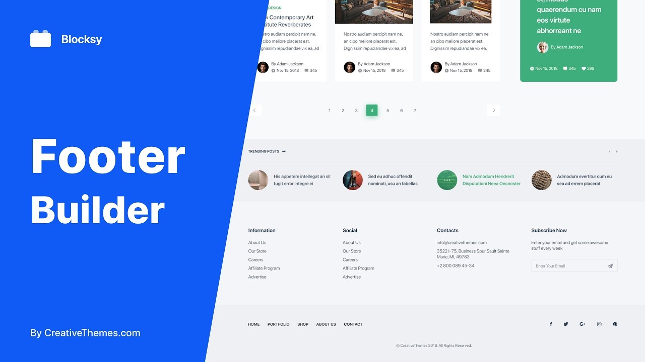Footer Builder