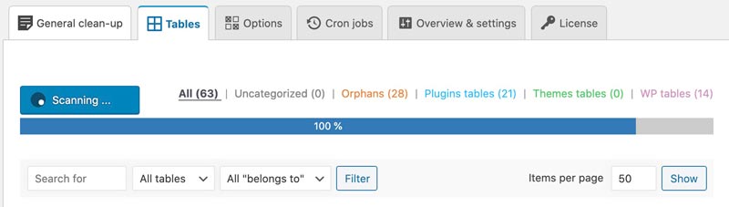 Optimise WordPress Database