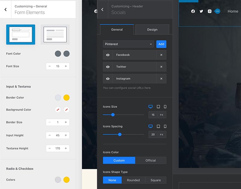 Blocksy Customizing
