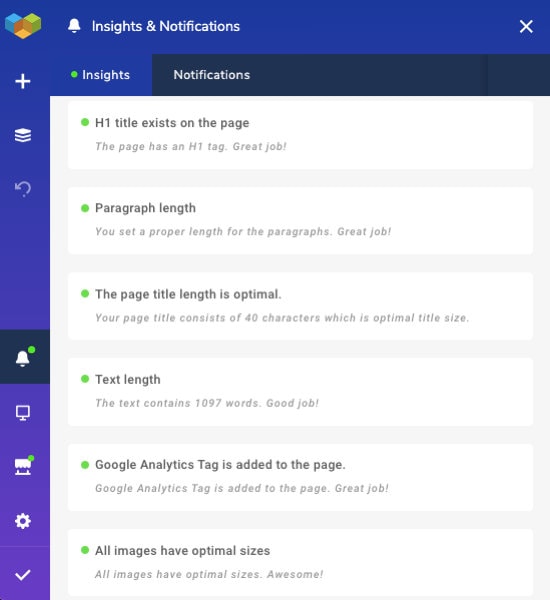 insights tool visual composer