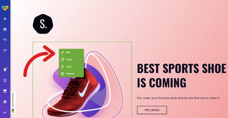 visual composer landing page four