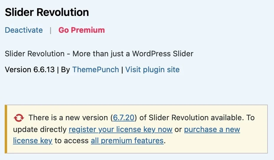 unlicensed slider revolution
