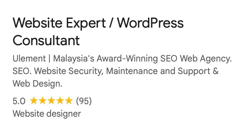 google 5 stars reviews