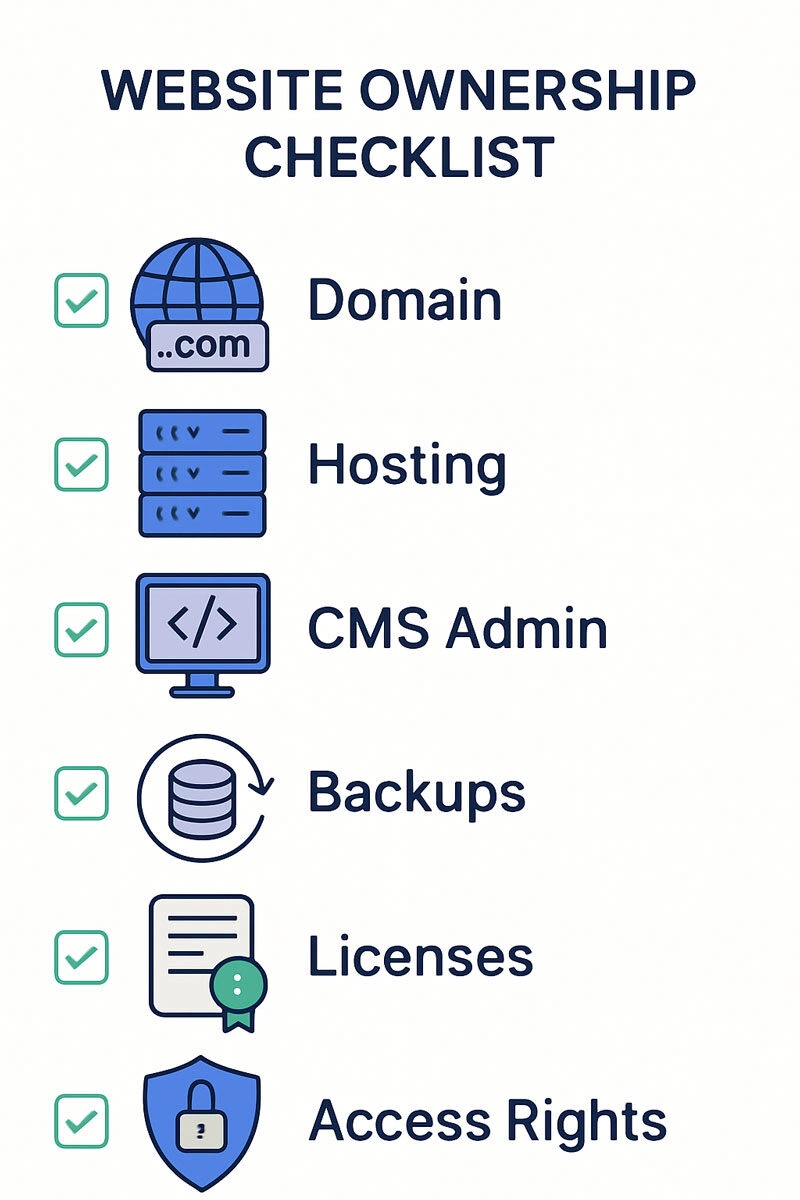 website ownership checklist