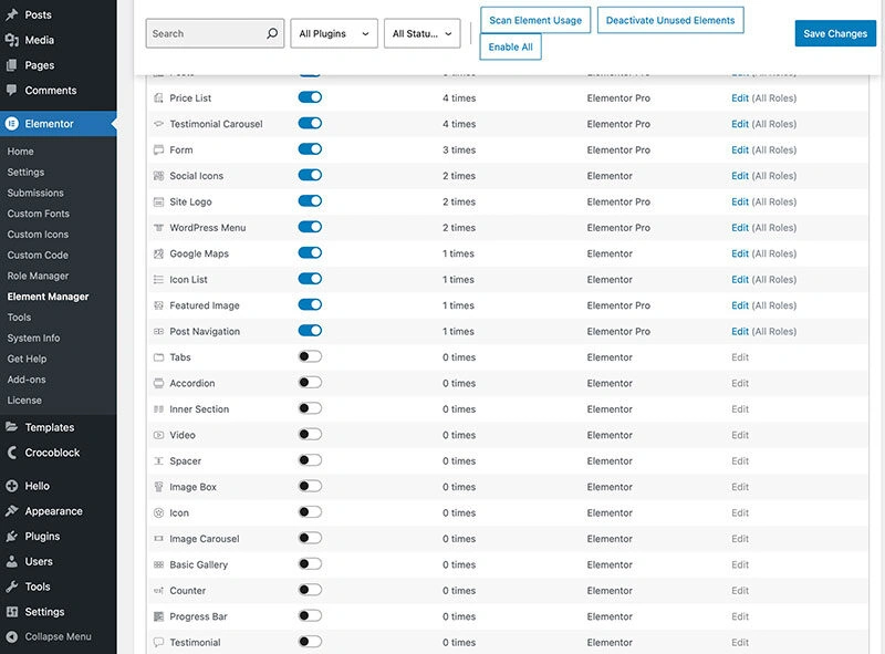 element manager