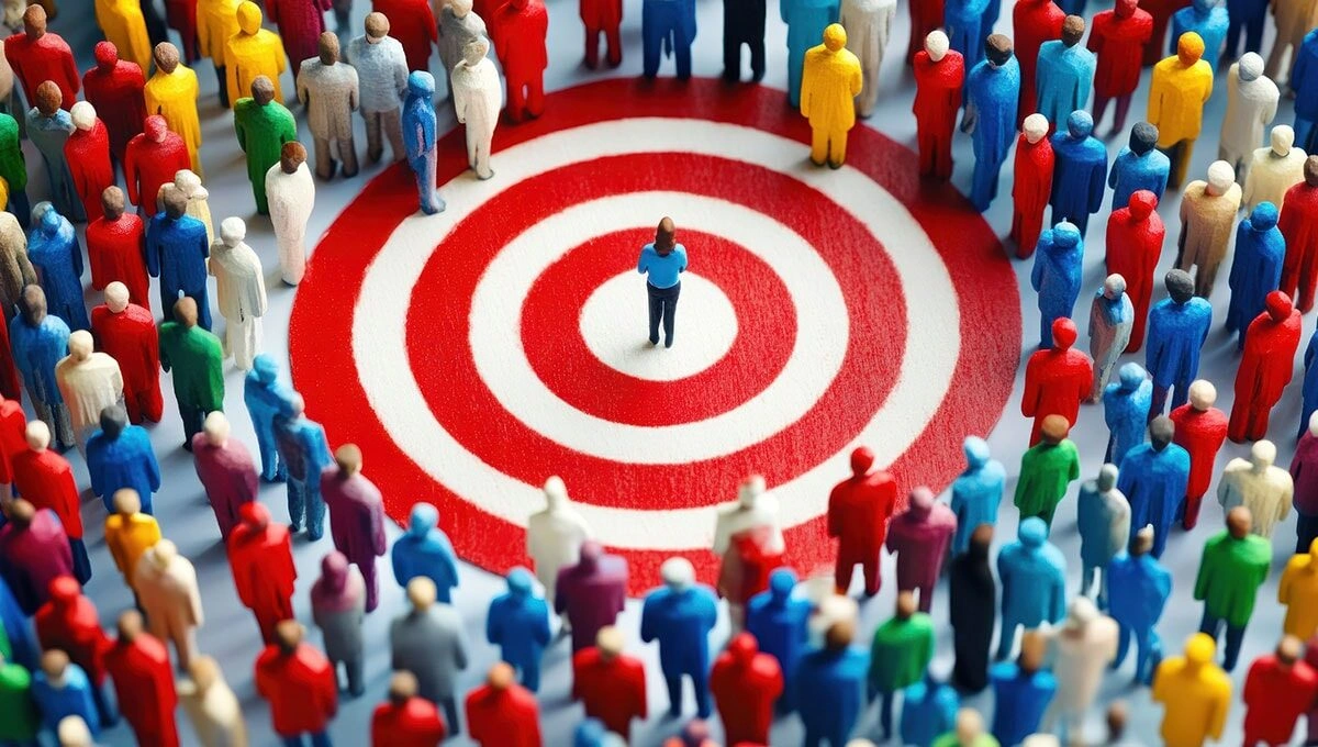 centered target audience crowd marketing