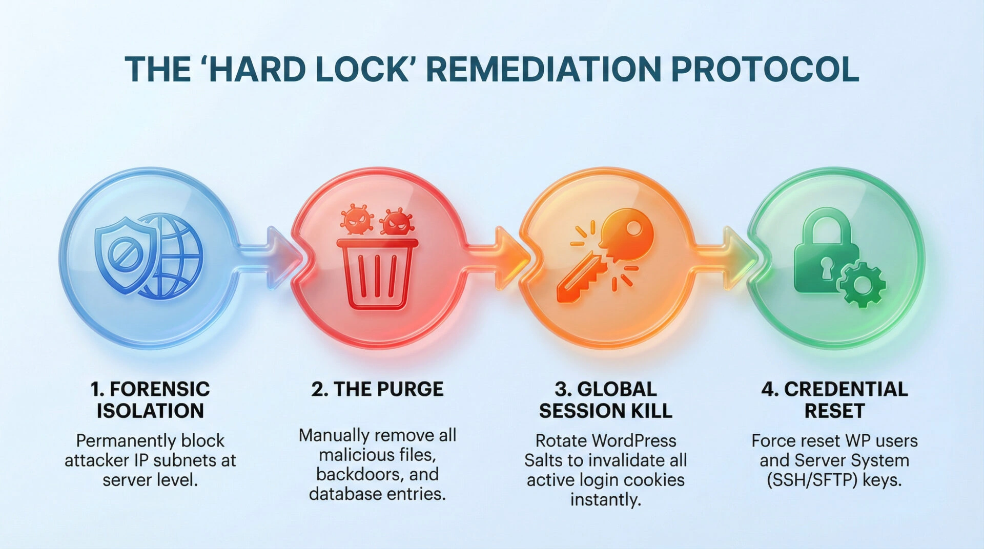 hard lock security protocol steps