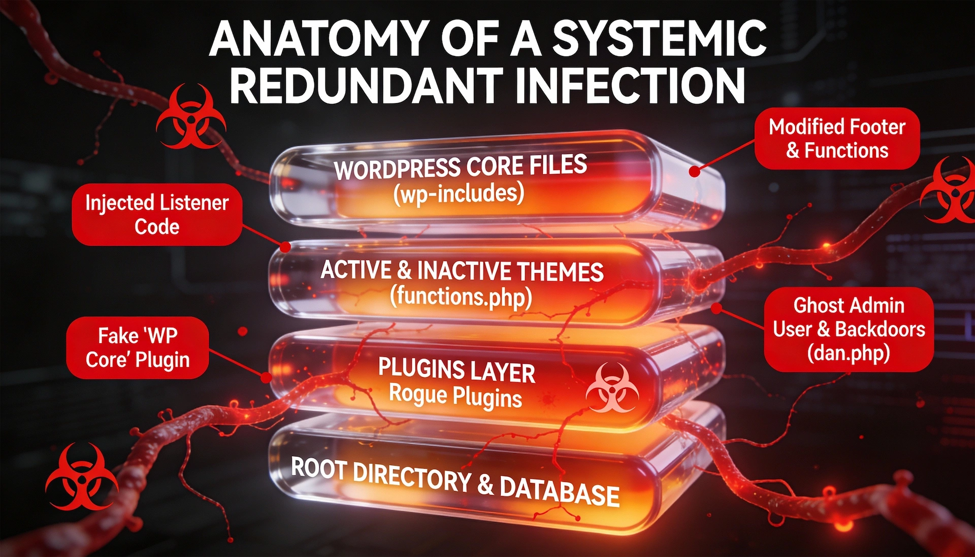 wordpress systemic infection layers